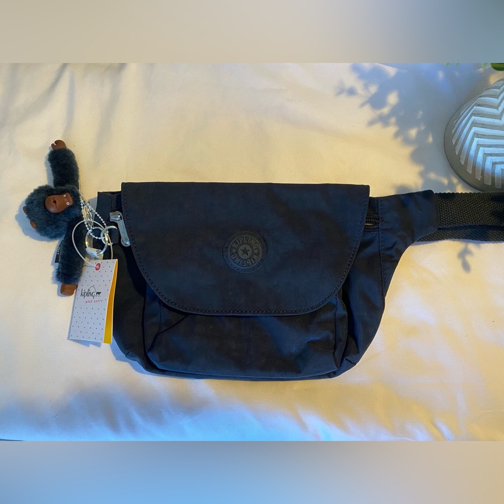 Kipling Black Belt Bag